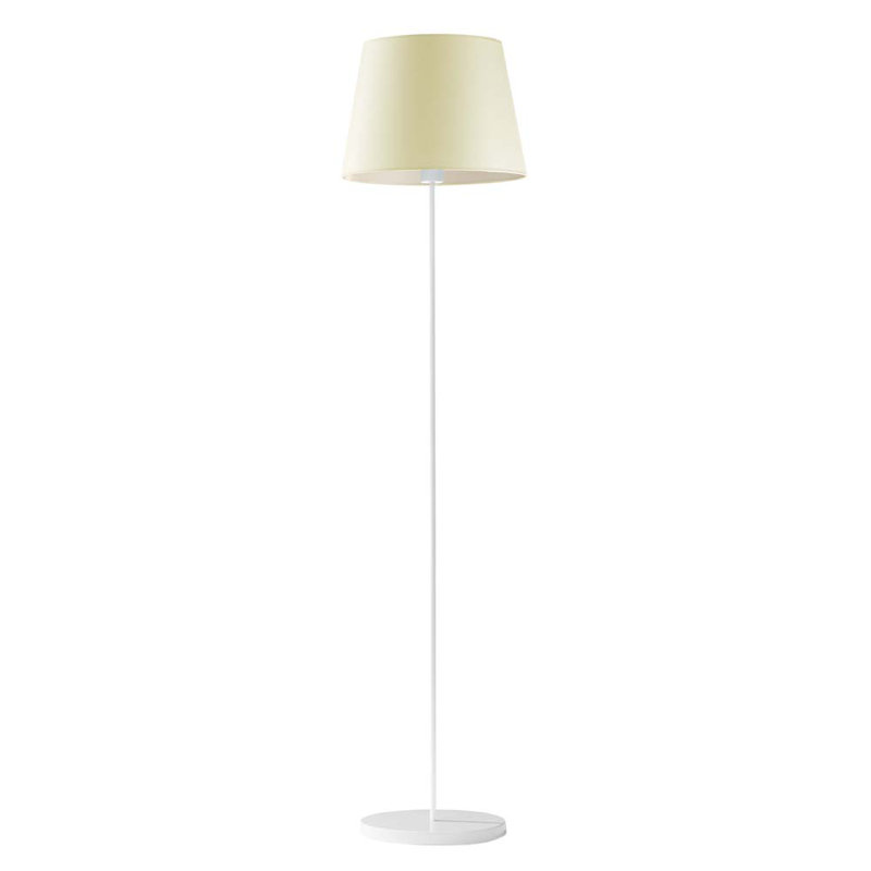 Artimus 162.5cm Traditional Floor Lamp, White, Ecru