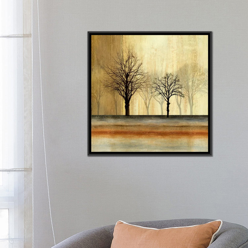 « escape », impression sur toile, H 18 po x l 18 po x P 1,5 po, Toile encadrée noire, Pas de tapis