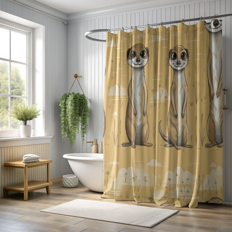 Rideau de douche Mekerat Adventures - Premium, L 71 po x L 74 po