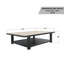 Table basse en bois massif avec rangement-107085780-107085781