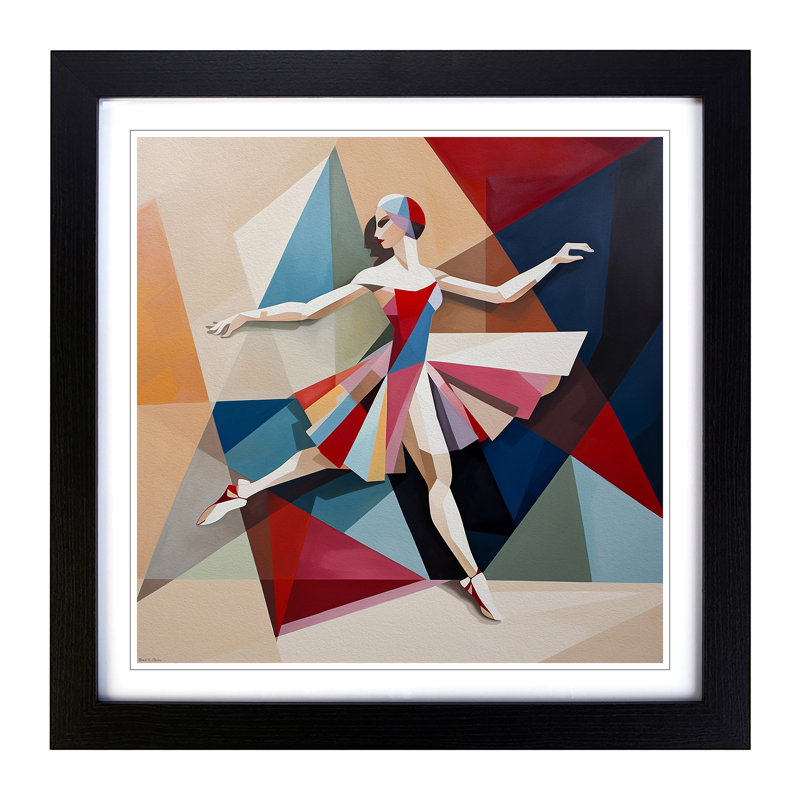 Single Picture Frame Print on Wood, Black
