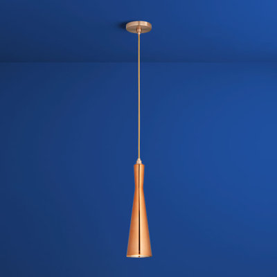 Luminaire suspendu conique 1 lumière Bence