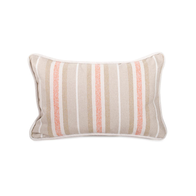 Coussin intérieur / extérieur Dune, H 14 po x l 22 po, Rectangulaire, Terra