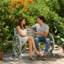 Banc de parc en bois-772600788
