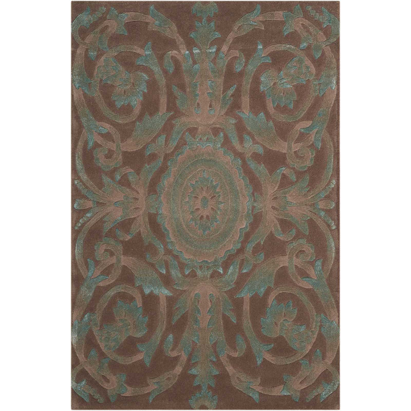 Djibril Wool Oriental Indoor Rug, Rectangle 9'6" x 13'6"