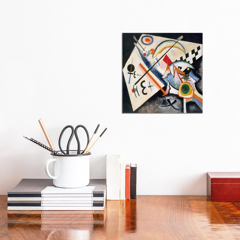 White Cross by Wassily Kandinsky - Wrapped Canvas Painting, 30.48 cm H x 30.48 cm W