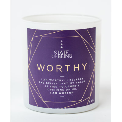 Bougie parfumée en pot Worthy Affirmation