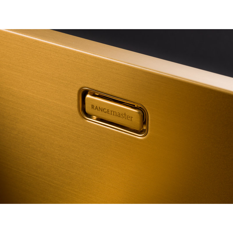 1.5 Bowl Undermount/Inset Kitchen Sink, Gold