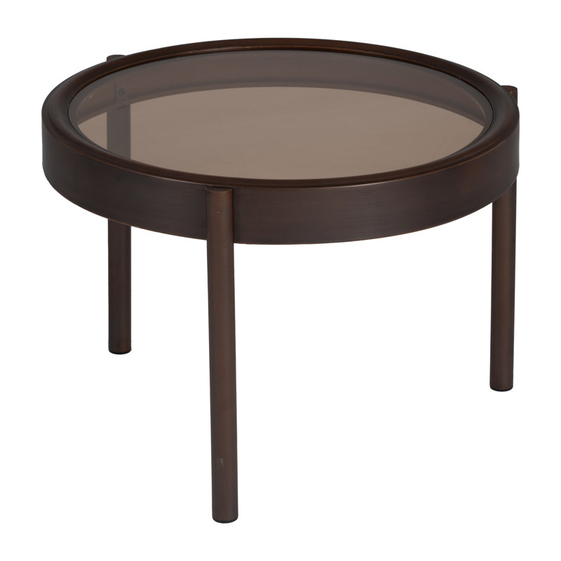 Three Leg Coffee Table, 43" H x 61.50" W x 61.50" D