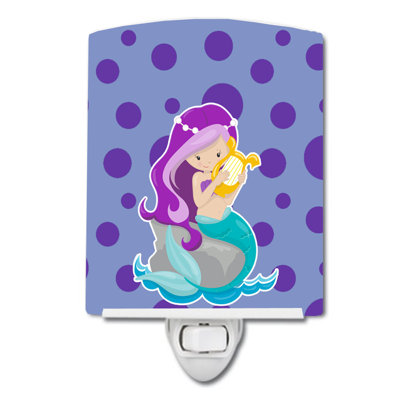 Beach Mermaid Hair Grace Ceramic Night Light
