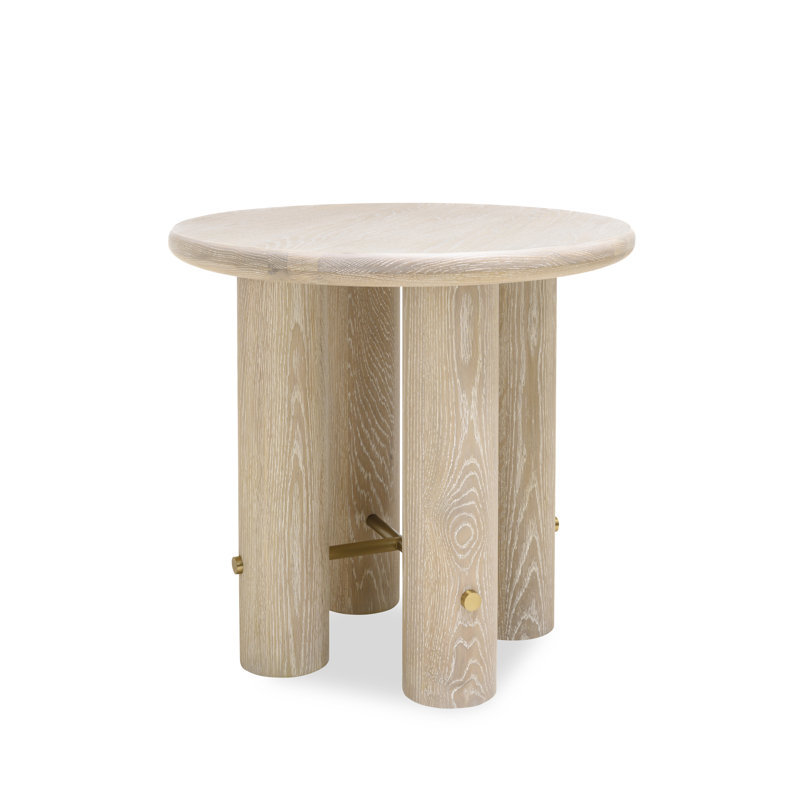 Cadence Solid Wood End Table, Natural