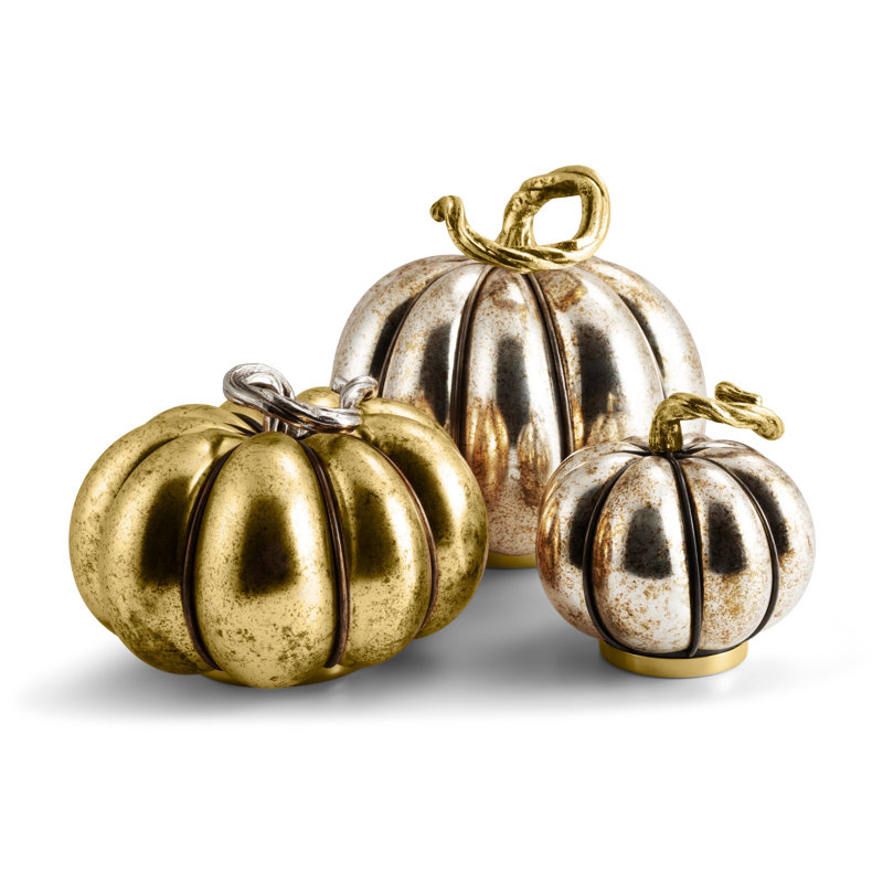 Seasonal Glass Pumpkin