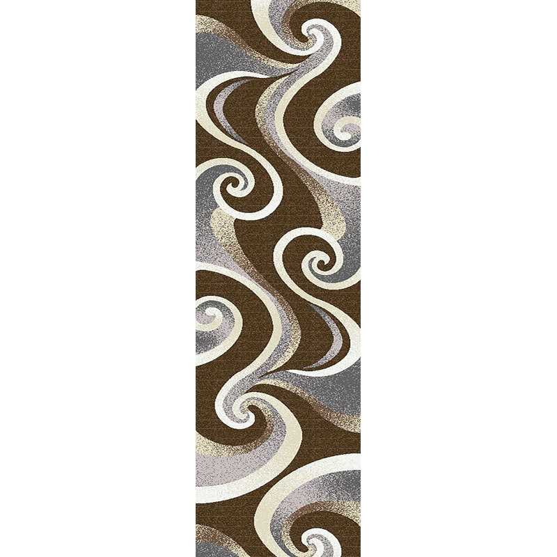 Mccampbell Abstract Indoor Rug, Runner 2' x 8'