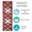 Tapis d'escalier intérieur antidérapant 9 po x 28 po Algenis-1933603495
