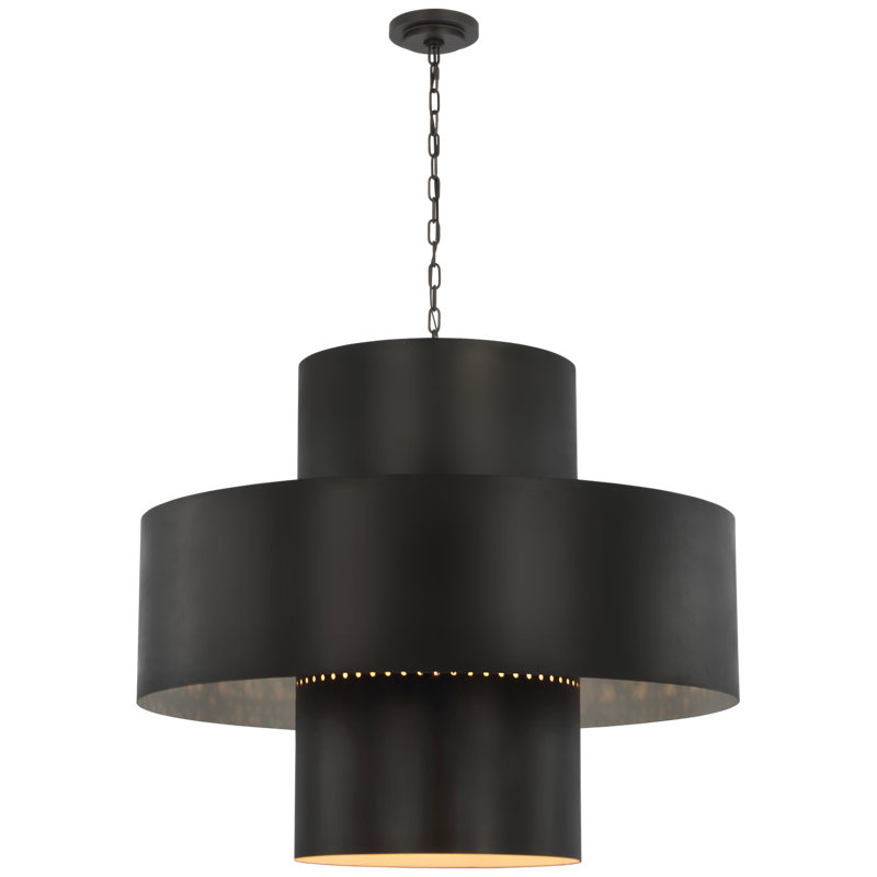 Chalmette 8 - Light Pendant, Aged Iron, Aged Iron, 24" H x 25" W x 25" D