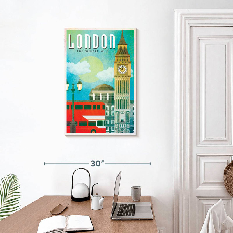 Affiche Big Big London London, H 30 po x l 20 po