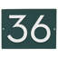 Plaque d’adresse murale sur 1 ligne flottante-41299725-41299992-41303815