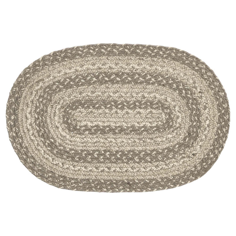 Napperon Birt Whistle 18 ", Kaki / taupe gris / crème