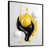 Black Floater Framed