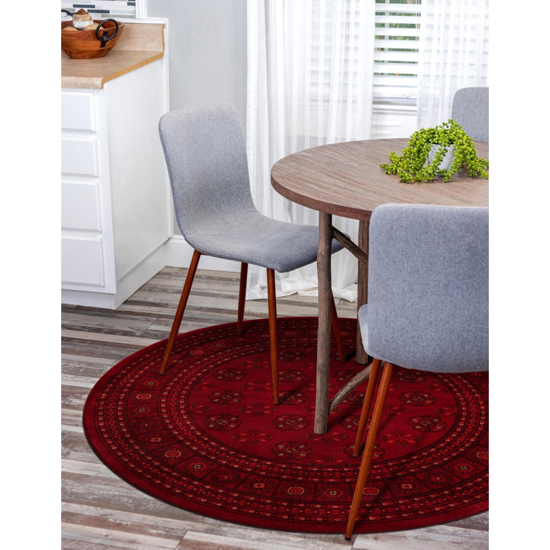 Tapis rouge Amro, Rond 6 pi 1 po