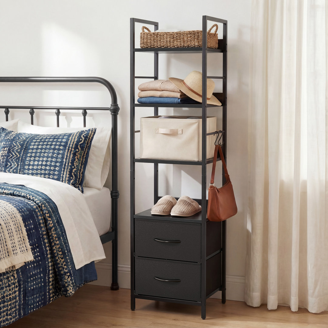 146cm H x 40cm W Metal Ladder Bookcase