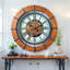 THE GEARS CLOCK Wall Clock with Real Moving Gears FI-LI_ 24 in Round TURKU