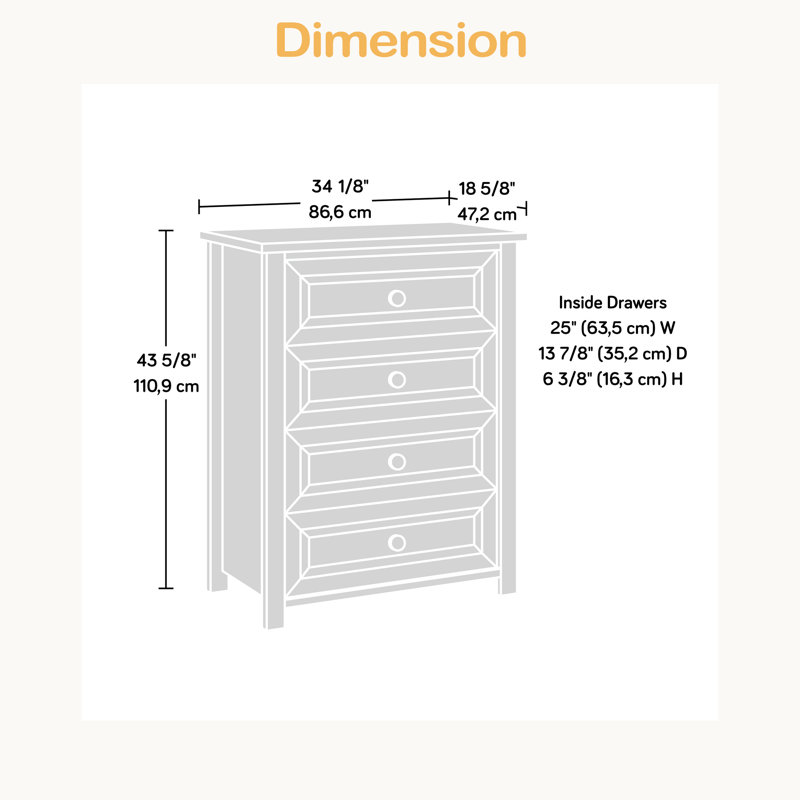 Commode 4 tiroirs