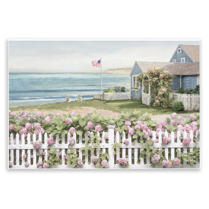  "Coastal Bay Cottage" par Amber Sterling, H 10 po x l 15 po