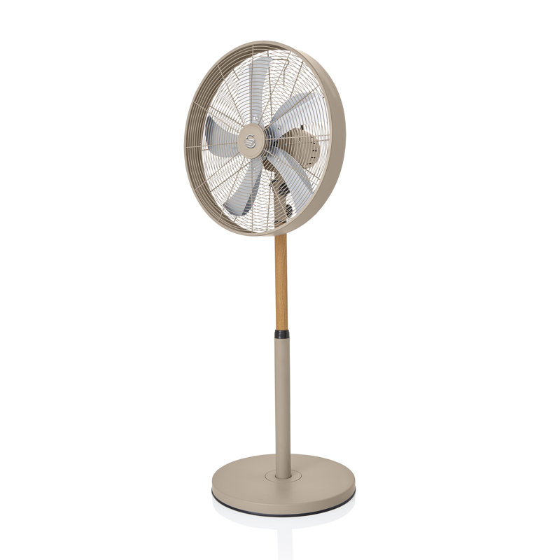 Swan Nordic Oscillating Pedestal/Standing Fan, Oatmeal