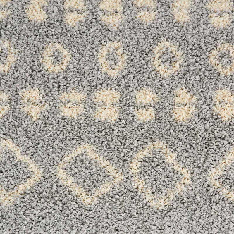 Iverson Geometric Area Rug, Rectangle 7'10" x 10'6", Gray/Beige