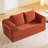 Foldable Modular Corduroy Sofa Bed Convertible Floor Couch , No Assembly Required for Living Room, Bedroom, or Office-127301837-128552533