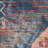 Machine Washable Southwestern Blue/Red Area Rug-1583150433
