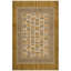 Tapis Ochre2 moderne à rayures effet pinceau, doré, vert et gris, lavable à la machine, antidérapant, à poils courts, pour l'intérieur et l'extérieur, adapté aux animaux domestiques, idéal pour le salon, la chambre, la salle à manger, l'entrée, le couloir ou le bureau.-505461173