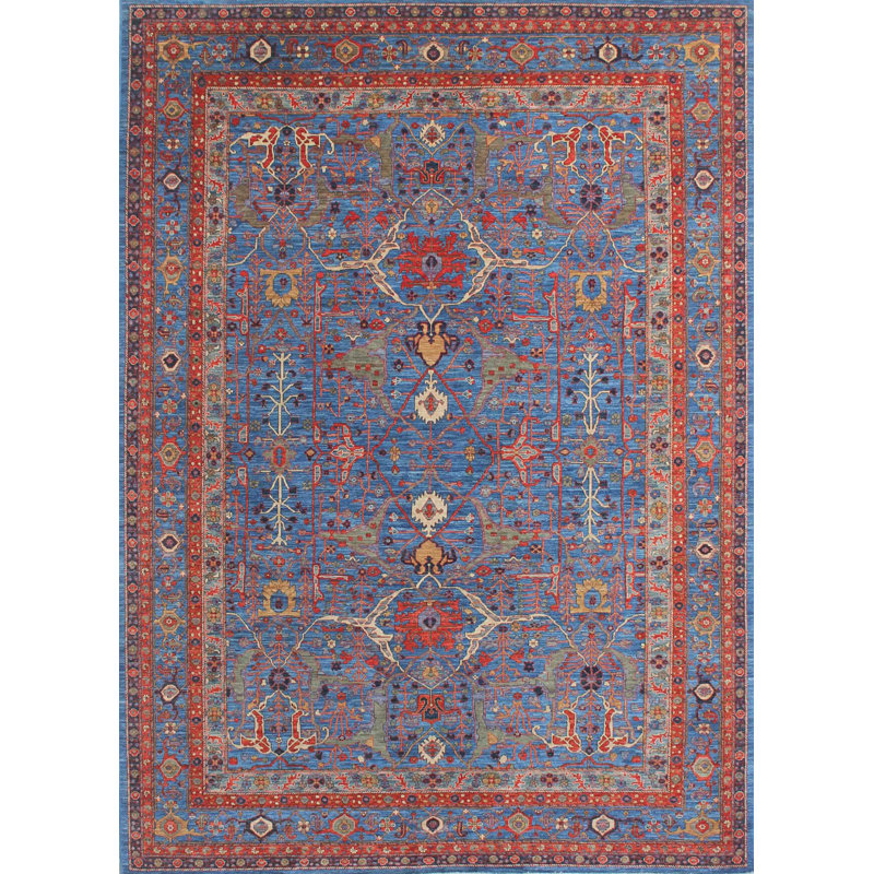 Transitional Hand Knotted Wool Oriental Rug
