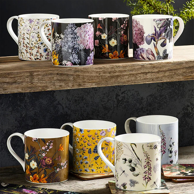 MM Living Set of 2 Mugs 420ml - Isola, Black