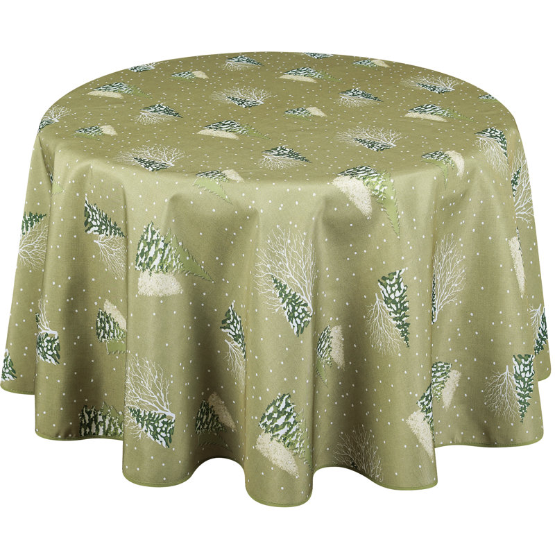 Nappe Snowy Christmas, Vert olive