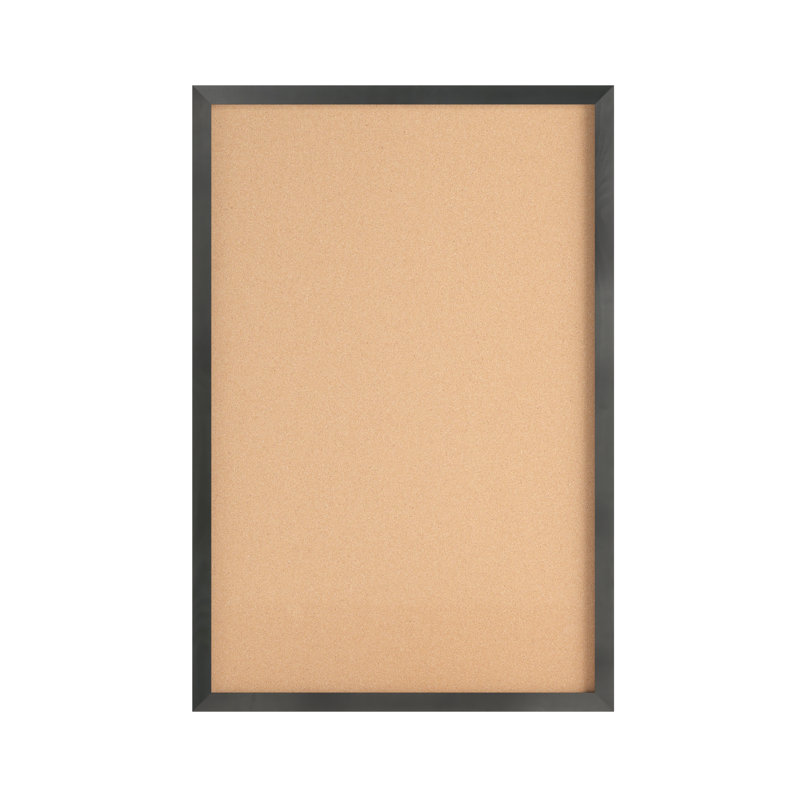 Tableau d'affichage mural haute performance architectural, 3' H x 2' W, Noir