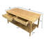 Table basse en bois massif avec rangement Amreece-1323353716