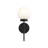 Rigsby Matte Black 1-Light Wall Sconce-127683764