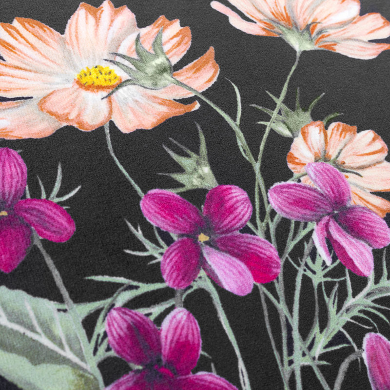 Braywick Floral Floral Rectangular Throw Cushion, Polyester
