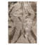 Hand Knotted Silk Area Rug in Light Brown And Nutmeg