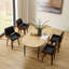 49.53cm H Upholstered Side Chair in Brown