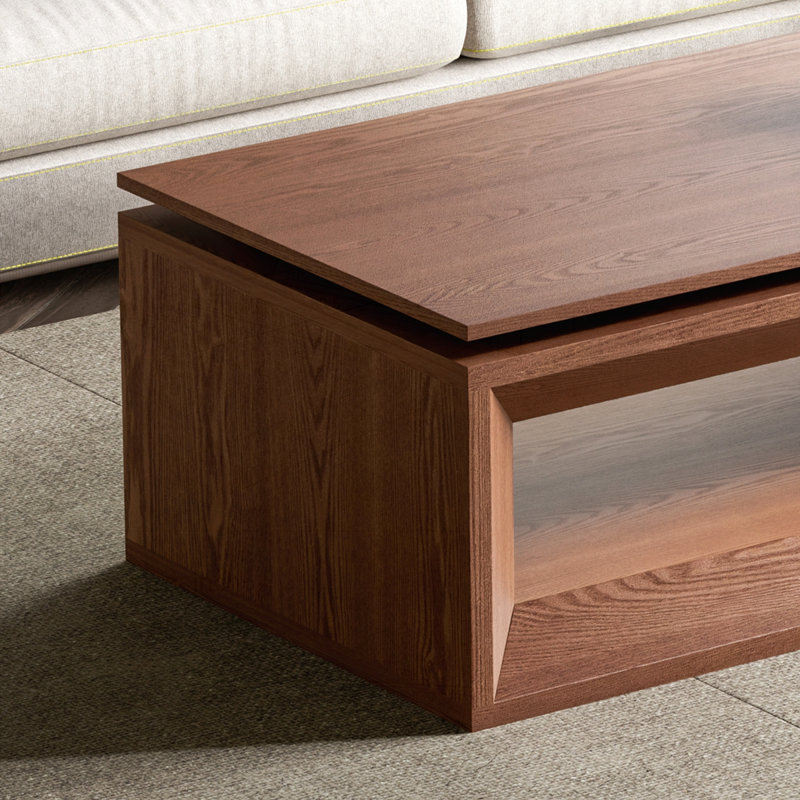 Table basse Modern Farmhouse, Noyer