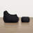 Extra-Wide Bean Bag Chair With Ottoman-68484437