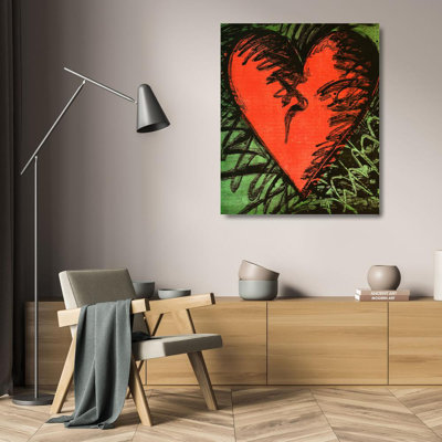 Rancho Woodcut Heart