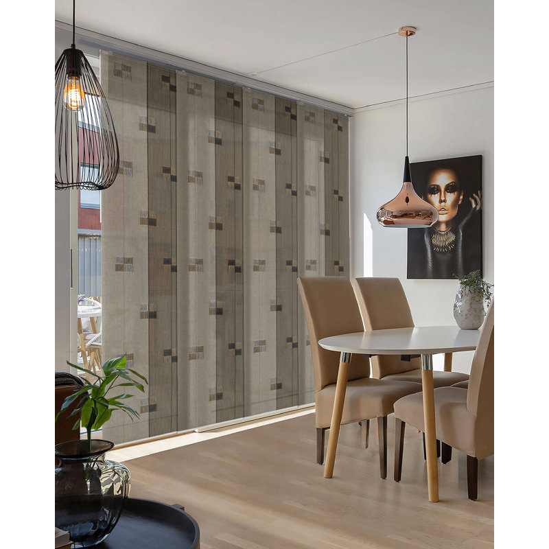 Sharmaine Elements Weave Semi-Sheer Vertical Blind, Winter