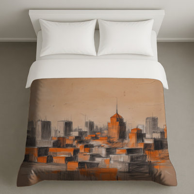 Housses de couette orange