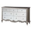 Commode 7 tiroirs avec miroir Khiandra