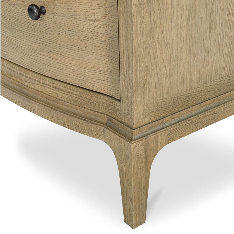 Sadie 1 - Drawer Solid Wood Nightstand