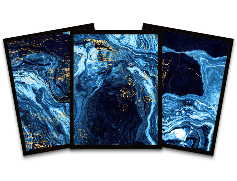 Marble Precious - 3 Piece Print Set